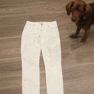 Madewell Skinny White Pants 26TL